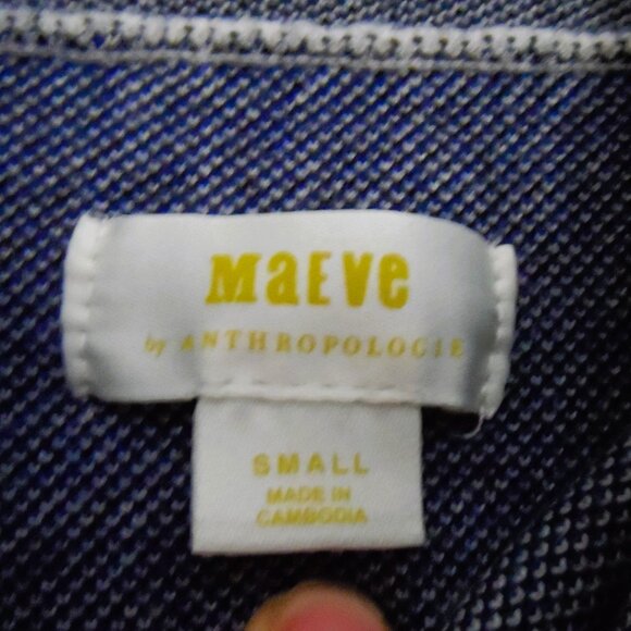 Maeve floral mock neck sweater oversized size S - Picture 4 of 7